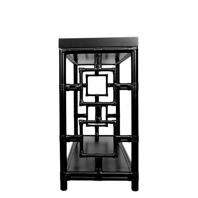 Transitional Sobe Console, Black For Sale - Image 3 of 5