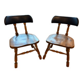 Vintage Young Hinkle "Ship Ahoy" Pub Chairs For Sale