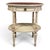 Antique French Louis XVI Painted Oval Side Table With Leather Top For Sale - Image 17 of 17