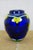 Vintage Italian Murano Laburnum Cobalt Blue Glass Bud Vase Urn 6" For Sale - Image 9 of 12