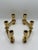 Dirilyte Vintage Dirilyte Gold Tone 6 Candle Candelabra Set For Sale - Image 4 of 10