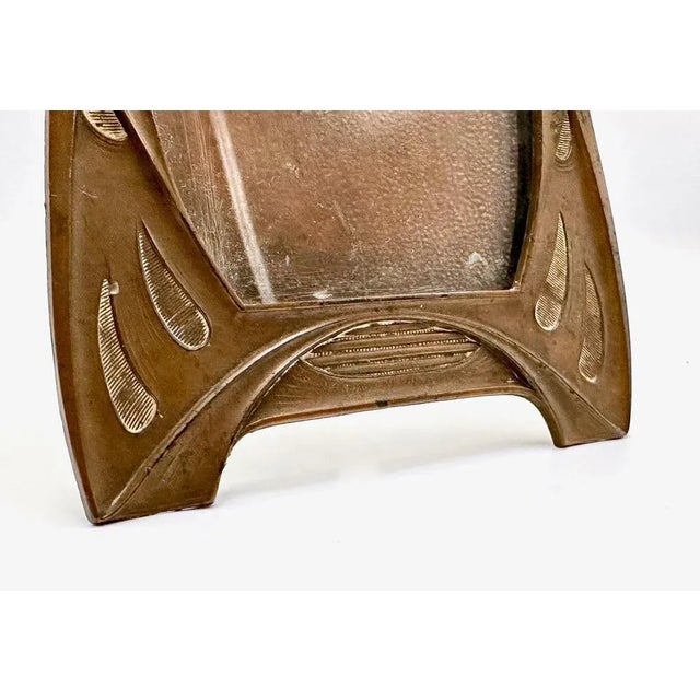 Art Nouveau Photo Frame in Copper, 1900s For Sale - Image 9 of 10
