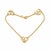 Tiffany and Co. Elsa Peretti 18k Yellow Gold Diamond Heart Bracelet For Sale - Image 4 of 5