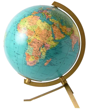 Vintage German Illuminated World Globe from JRO, 1970s