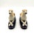 This stunning pair of matching antique Staffordshire figurines feature resting whippets or greyhounds. These pieces add an...