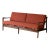 In Style of Ib Kofod-Larsen for Selig Teak Sofa Newly Reupholstered Danish Mid-Century Modern 1960s For Sale