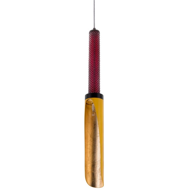 Blossom Anthology Pipe Pendant by Pierangelo Orecchioni for Brass Brothers For Sale - Image 4 of 4