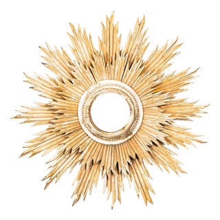 Antique Giltwood Sunburst For Sale