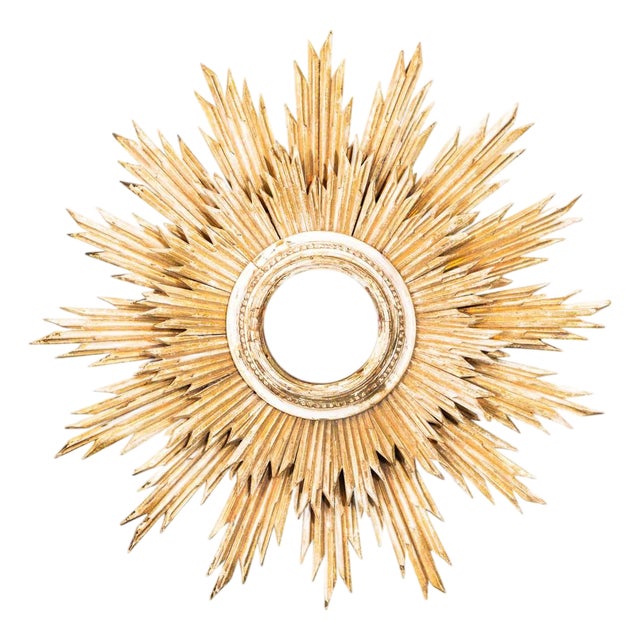Antique Giltwood Sunburst For Sale