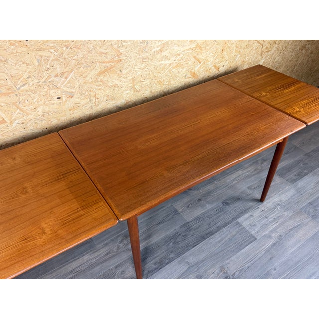 Teak Extendable Dining Table, Denmark, 1960s For Sale - Image 15 of 18