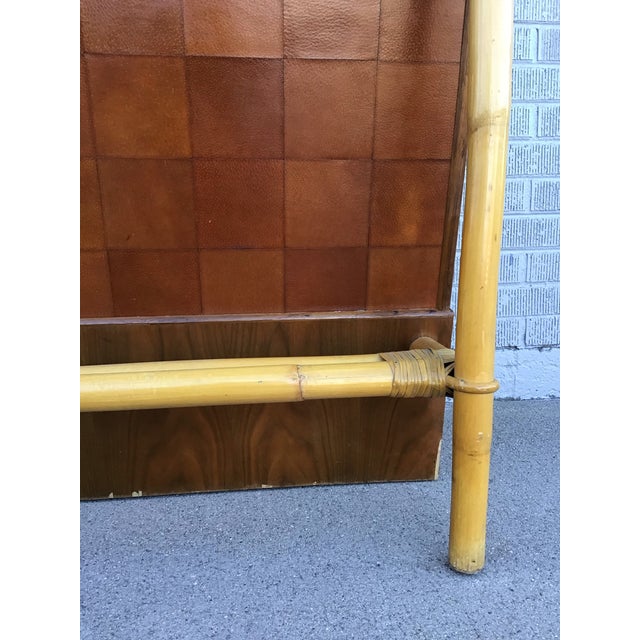 Mid 20th Century Modern Dry Bar and Barstool Set Attributed to Ficks Reed For Sale In Denver - Image 6 of 12