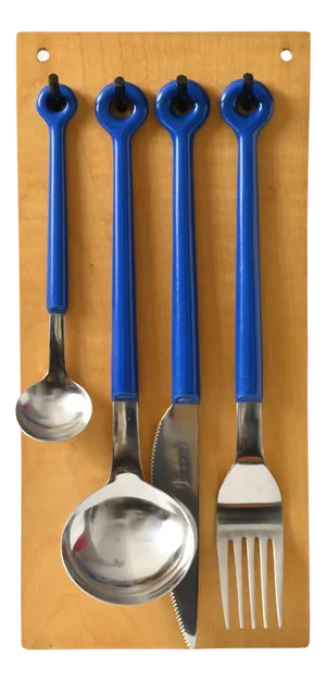 Mono Ring Tasting Cutlery by Peter Raacke for Mono, 1960s, Set of 5