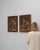 French 20th Century French Brown Wooden Framed Wall Art Decor - A Pair For Sale - Image 3 of 18