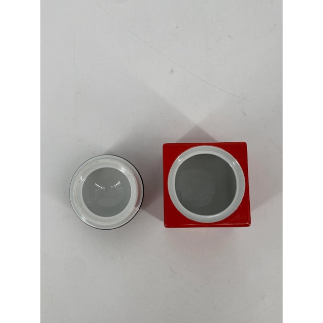 Postmodern City-Scape Series Sugar Bowl by Lutz Rabold for Arzberg, Germany, 1980s For Sale - Image 3 of 10