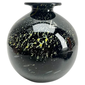 Malta Solifleur Vase with Wide Rimmed Mouth and Inclusions by Phoenician, 1970