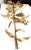 1960s Vintage Italian Gold Gilded Corn Husk Large Wall Sconces - a Pair For Sale In Palm Springs - Image 6 of 10