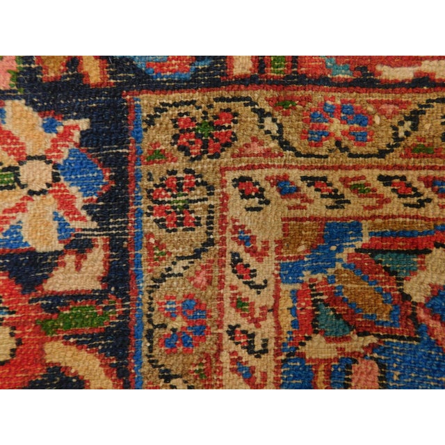 1940s Hand Made Persian Rug 4'10"x 7' For Sale - Image 10 of 12