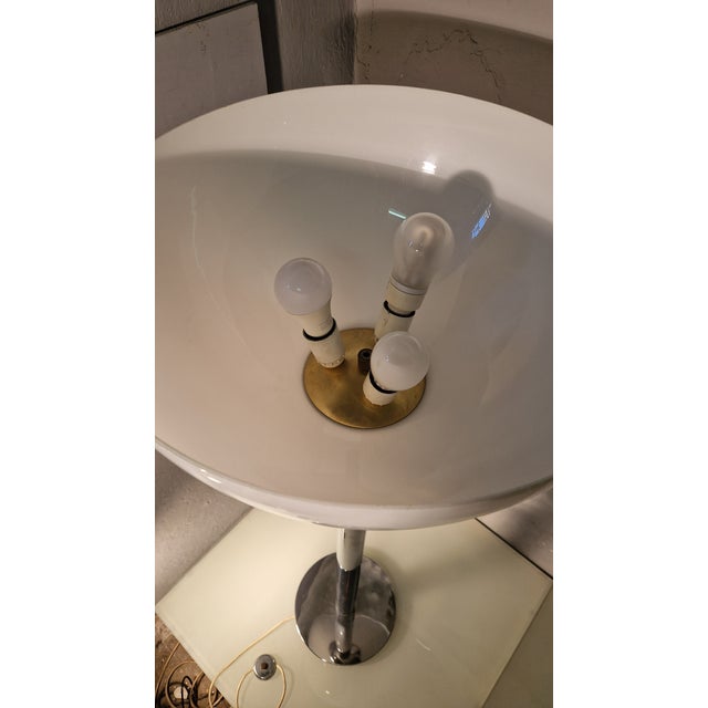 Glass and Metal Am/as Floor Lamp by Franco Albini and Franca Helg for Sirrah, 1970s For Sale - Image 9 of 13