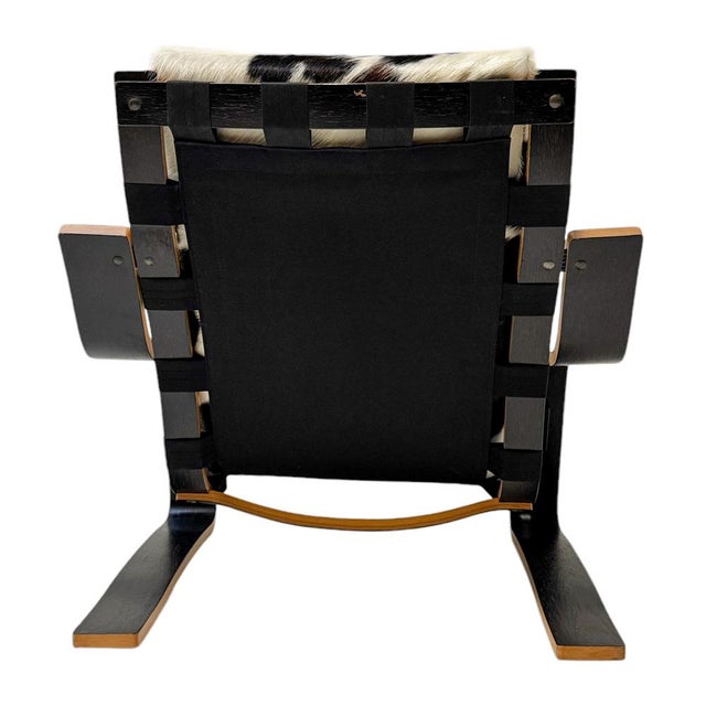 Mid-Century Modern Sculptural Plywood Lounge Chair, Netherlands, 1970s For Sale - Image 6 of 9