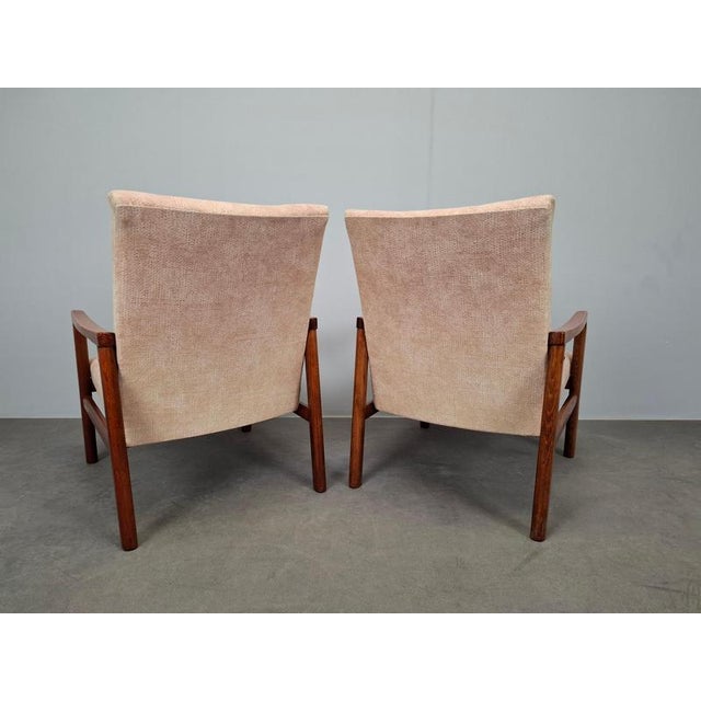 Mid-Century Modern Lounge Chairs, Czechoslovakia, 1970s, Set of 2 For Sale - Image 4 of 18