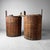 Brown Antique Wooden Buckets, Japan, 1920s, Set of 2 For Sale - Image 8 of 15