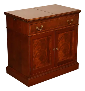 Stickley Traditional Mahogany Flip-Top Server Cabinet