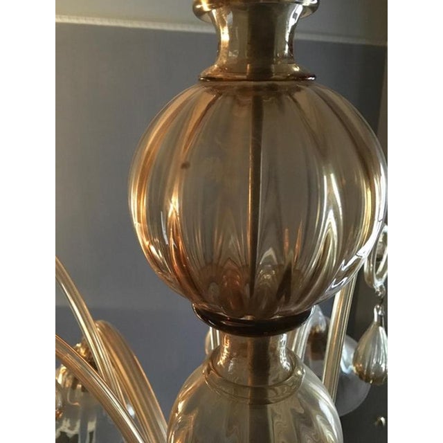 Mid-Century Modern Murano Blown Glass Chandelier, Italy, 1960s For Sale - Image 14 of 18