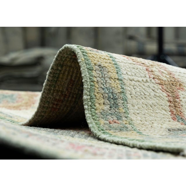 Textile Turkish Oushak Rug 2'6" x 5'7" #17514 For Sale - Image 7 of 8