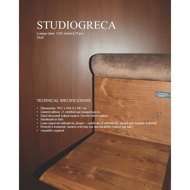 C26 Chair from Studio Greca For Sale - Image 12 of 14