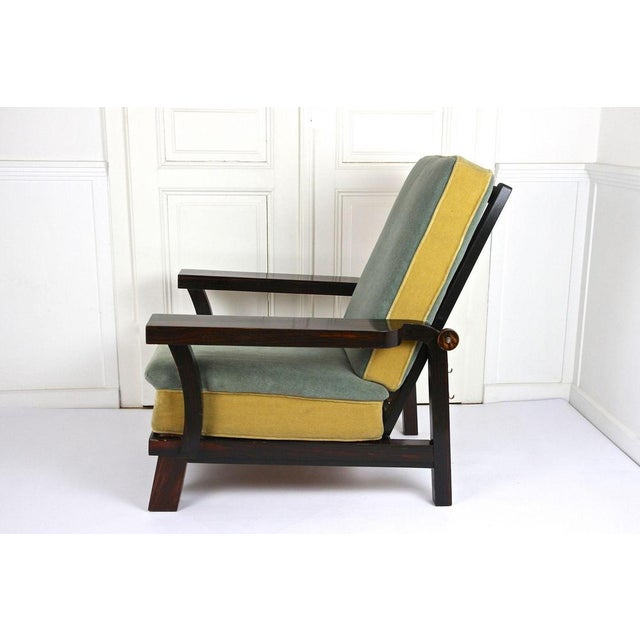 20th Century Art Deco Sitzmaschine Armchair by Fritz Gross, 1935 For Sale - Image 4 of 15