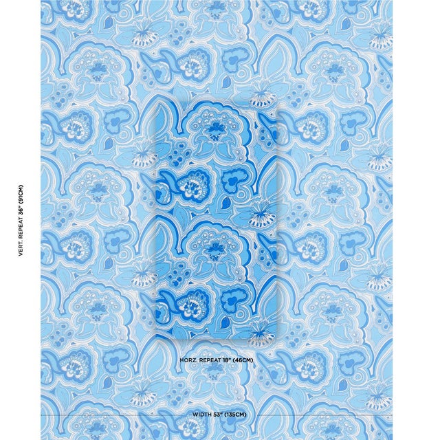 Created by Trina Turk, Morning Sunrise Print Indoor/Outdoor fabric is a fashion-inspired abstract floral with a groovy...