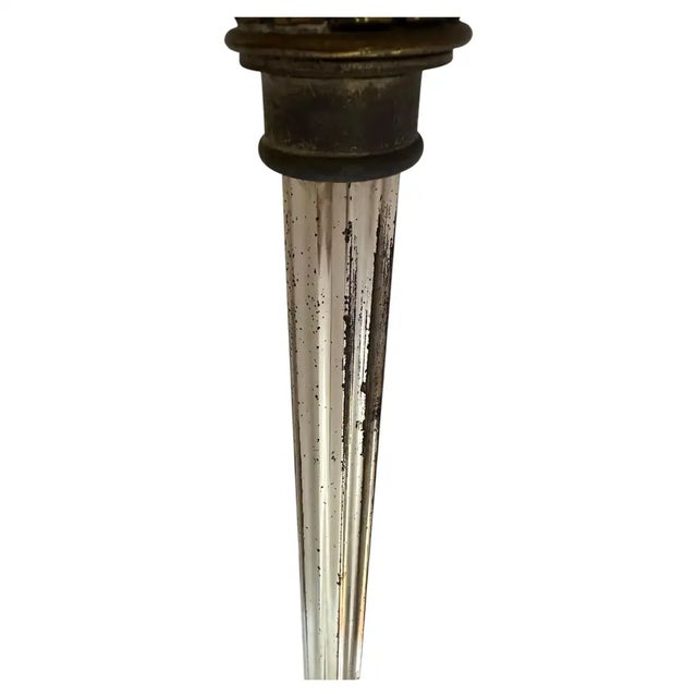 Tommi Parzinger Style Greek Key Brass Floor Lamp, 1960's Mid Century Modern For Sale In Philadelphia - Image 6 of 10