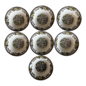 Set of 7 Vintage Fair Oaks Small Bowls by Royal China