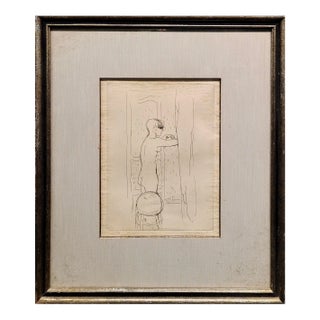 Pierre Bonnard - Nude Woman in the Bathroom-Original 1920s Etching For Sale