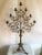 1940s Italianate Brass Candelabra With Scrolled Leaf Detailing For Sale In New York - Image 6 of 11