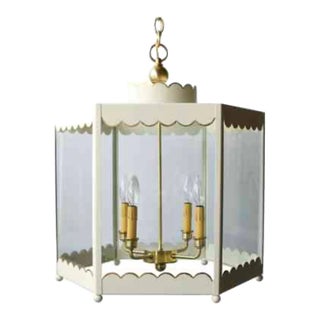 Coleen and Company Scalloped Lantern For Sale