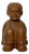Carved Wooden Sculpture by Joris Minne For Sale