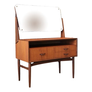 Danish Teak Dressing Table For Sale