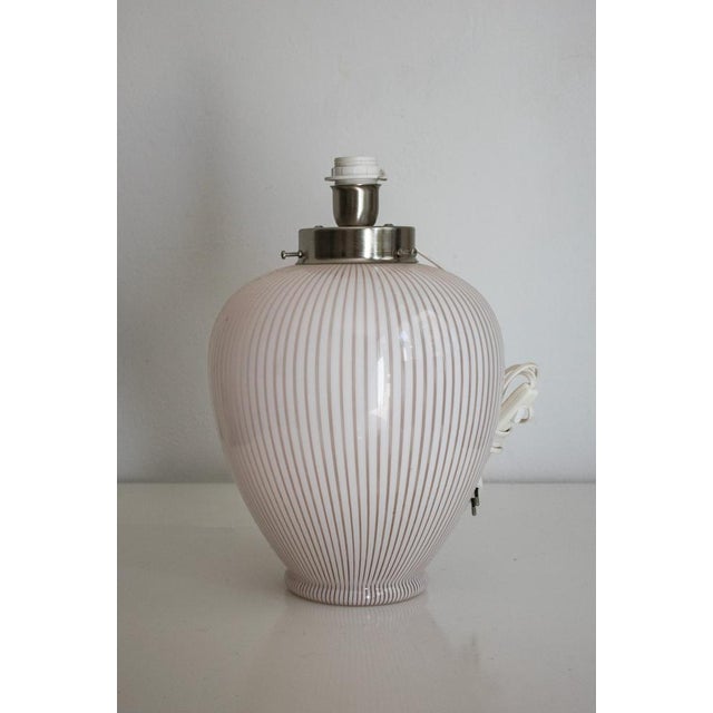 Murano Glass Table Lamp by Mariana Iskra, 1985 For Sale - Image 4 of 5
