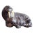 Vintage Canadian Wolf Sculptures Slate Walrus & Baby Sculpture For Sale