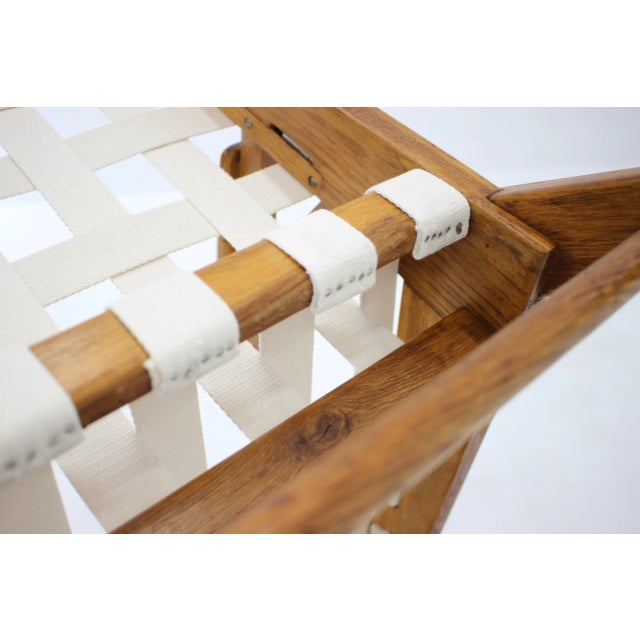 Oak Armchair from Krásná Jizba, Czechoslovakia, 1960s For Sale - Image 9 of 10