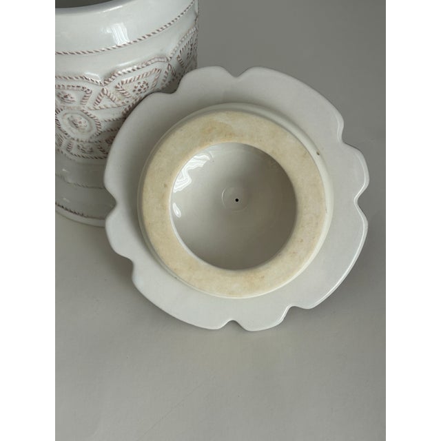 Contemporary Juliska Jardin Du Monde Lidded Canister For Sale - Image 3 of 5