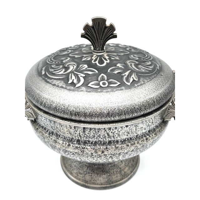 Large Tin Soup Tureen with Lid and Ladle from Pewter Mastad, Norway, 1950s, Set of 2 For Sale - Image 4 of 18