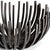 Not Yet Made - Made To Order Regina Andrew Modern Webbed Bowl Circle Blackened Iron For Sale - Image 5 of 7