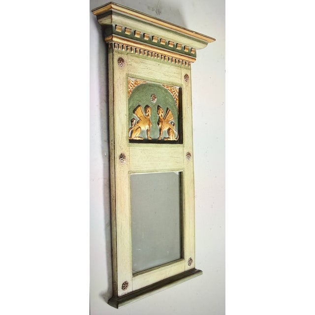 Wood Gustavian Chest of Drawers in Pastel Colors, 1890 For Sale - Image 7 of 8