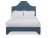 Casa Cosima Nadine Queen Bedframe, Navy Linen For Sale - Image 4 of 4