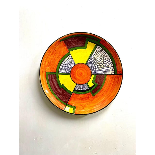 Vintage Ceramic Plate, 1980s, in Flawless conditions. Designed 1980 to 1989