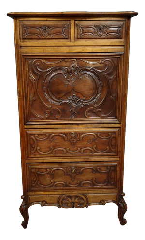 Antique Secretaire in Walnut, 1800s