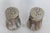 Mexican Salt and Pepper Shaker Pair 2pc Alpaca Silver Abalone Shell 5191b For Sale - Image 14 of 14