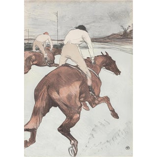 Henri De Toulouse-lautrec, After the Jockey, Digital Silkscreen Print For Sale
